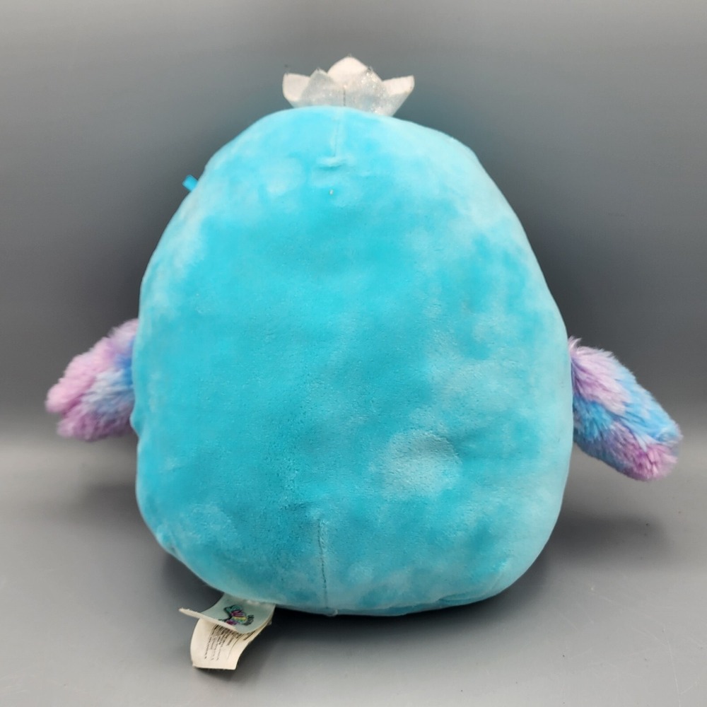 Squishmallows Raina the Penguin 8" Plush, Bright Blue Penguin With Glasses, Rare - Picture 3 of 8